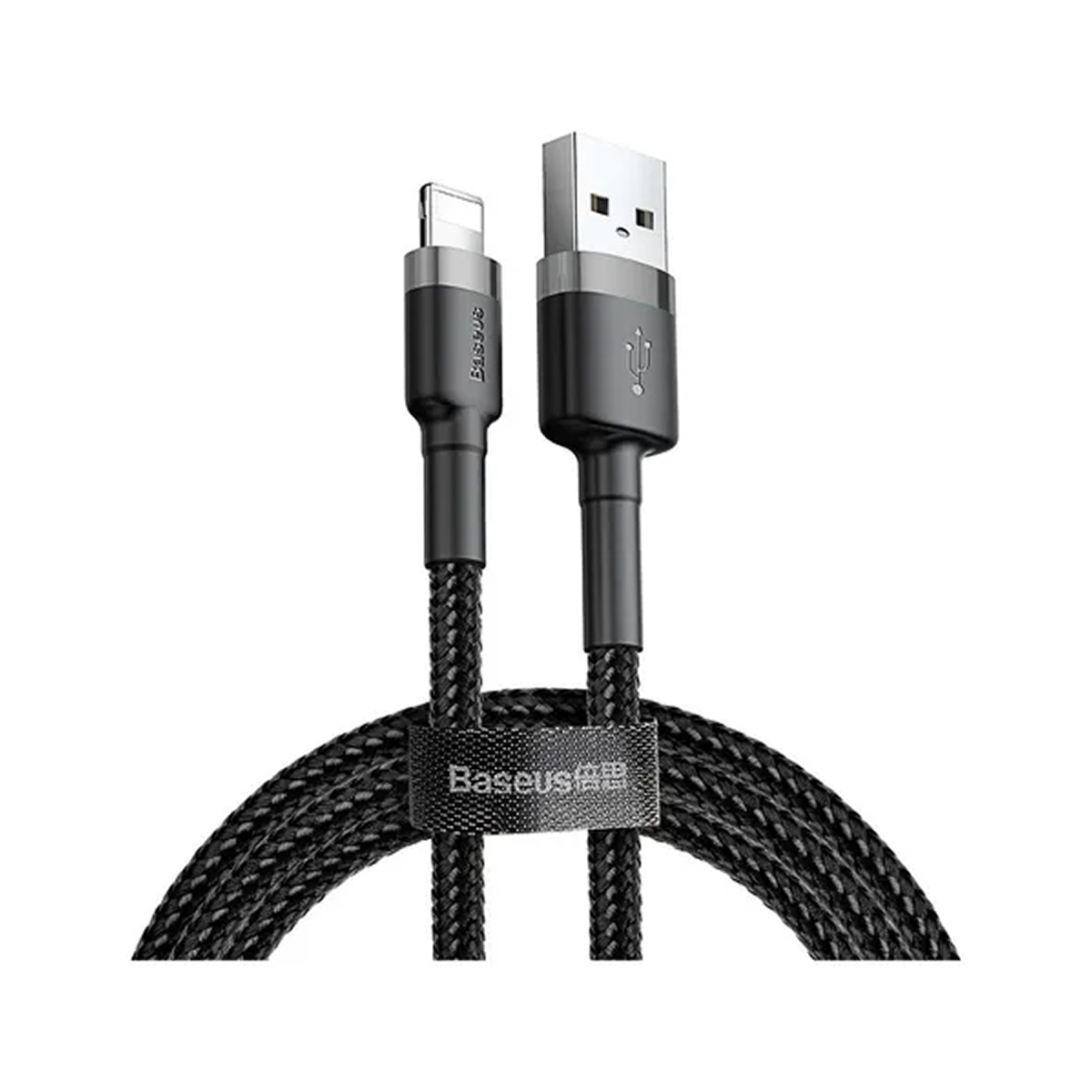 CABLE LIGHTNING A USB 1 METRO 2.4A BASEUS NEGRO CALKLF-BG1