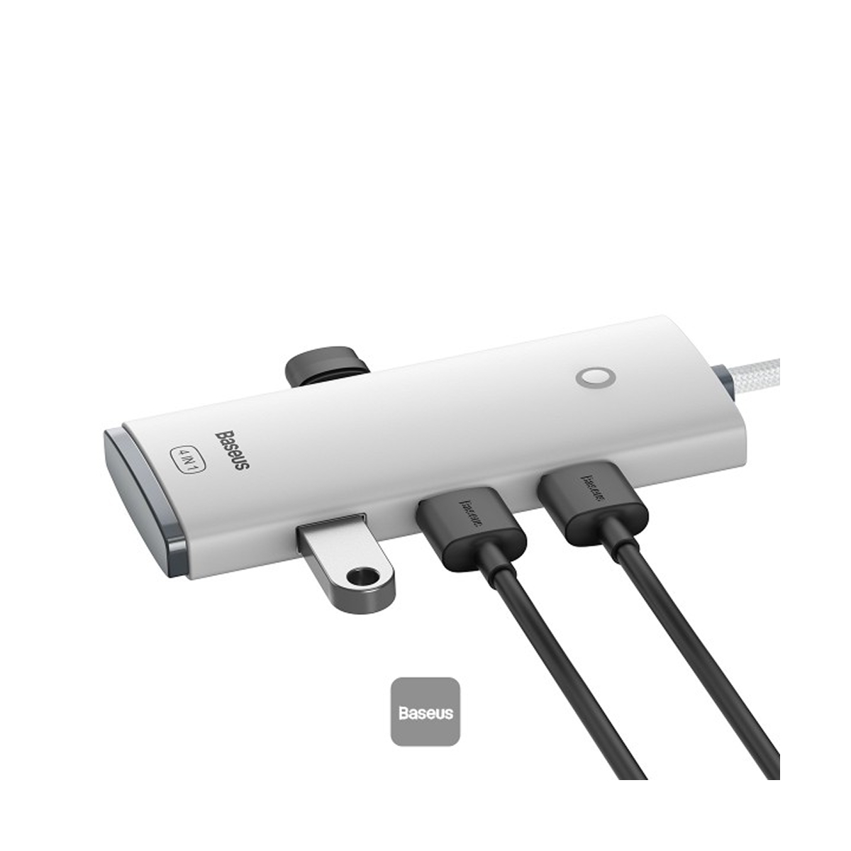 HUB USB-C 4 PUERTOS USB-A BASEUS LITE SERIES WKQX030402