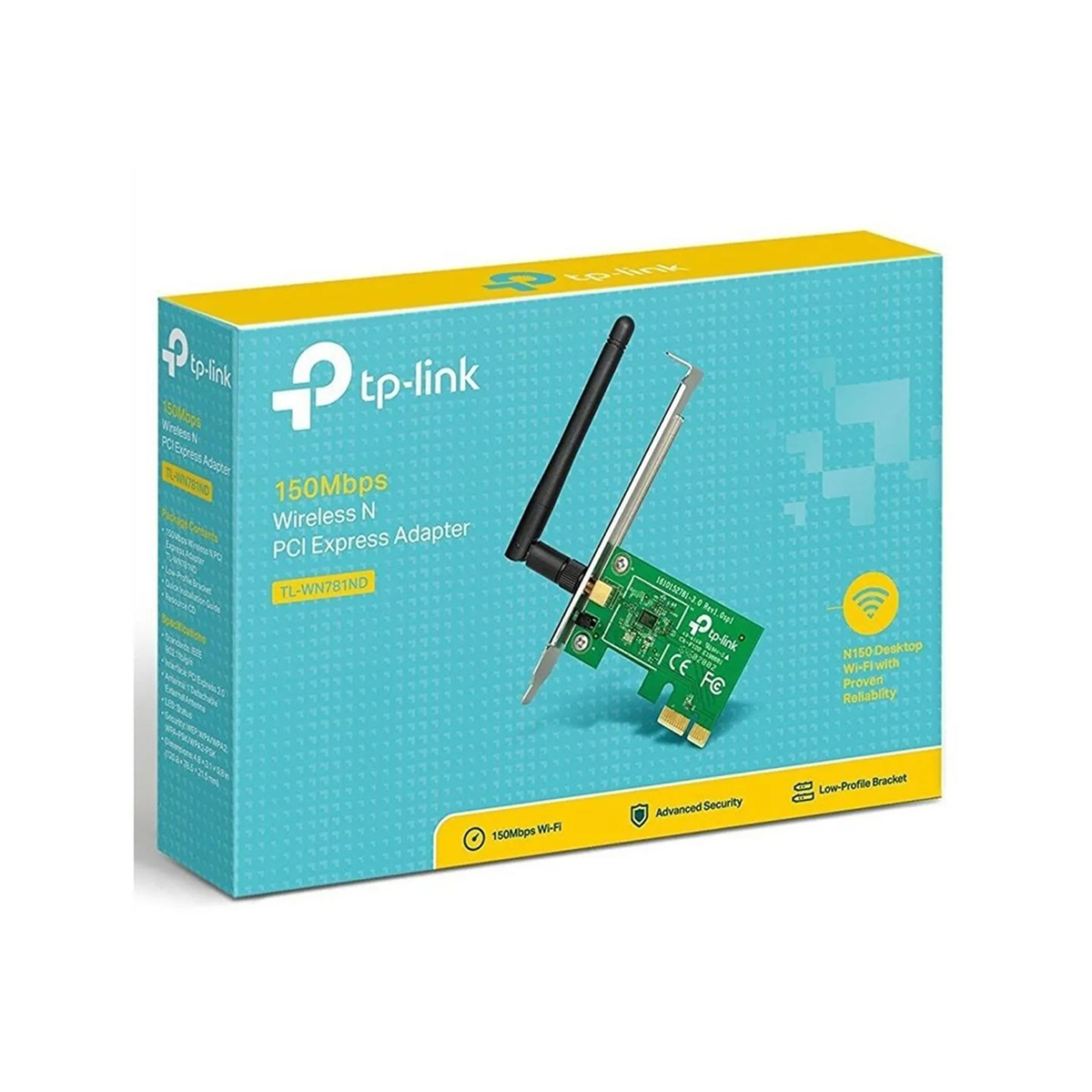 PLACA DE RED PCI WIRELESS 150MBPS 1 ANTENA TL-WN751ND TP-LINK
