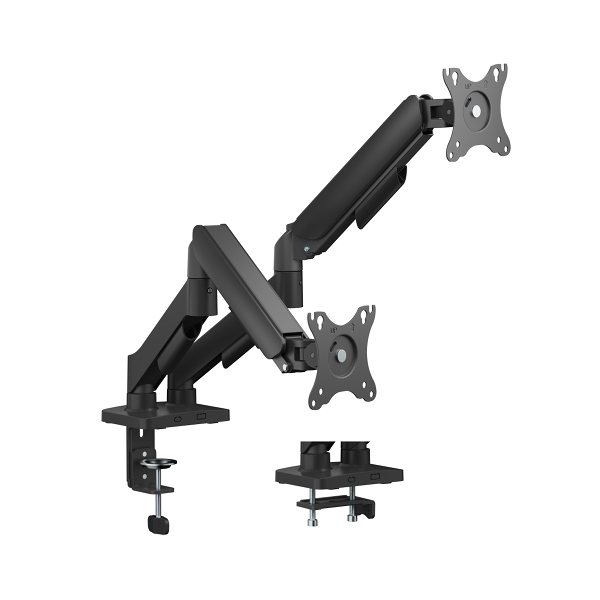 SOPORTE MONITOR DOBLE BRAZO HIDRAULICO 17