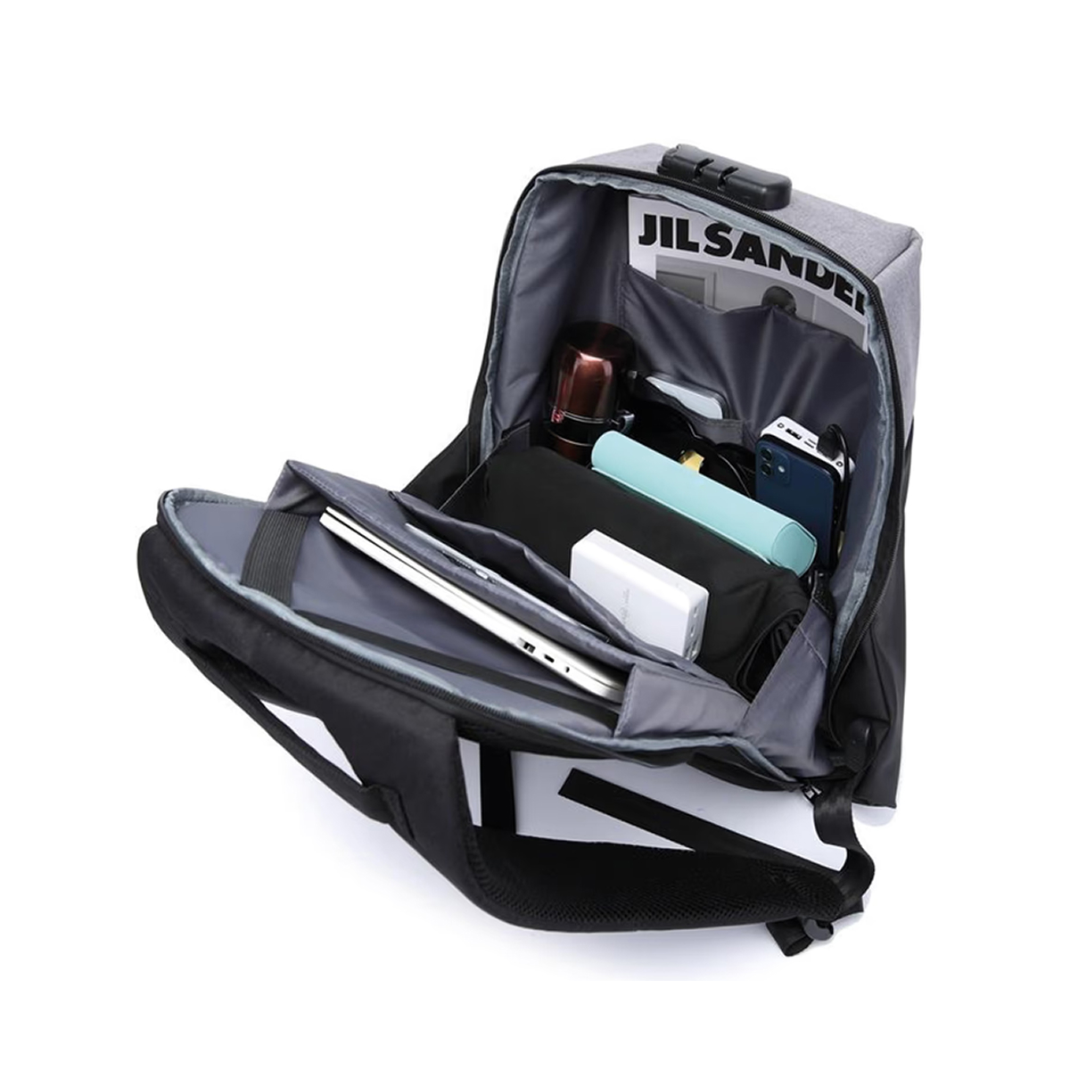 MOCHILA ANTIRROBO PORTA NOTEBOOK CON CANDADO KOLKE KVM-532