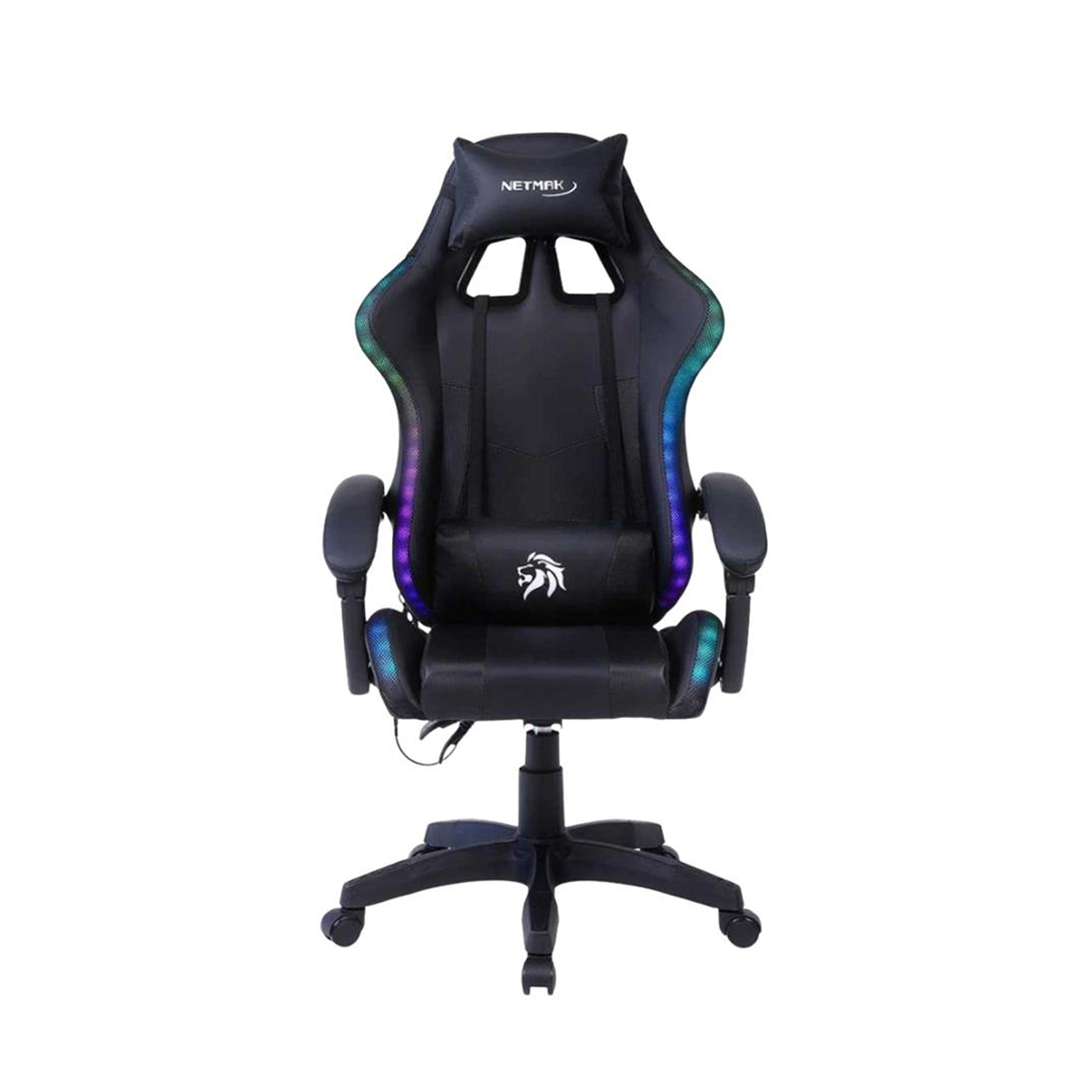 SILLA GAMER NETMAK BEAST NM-BEAST-RGB 120KG