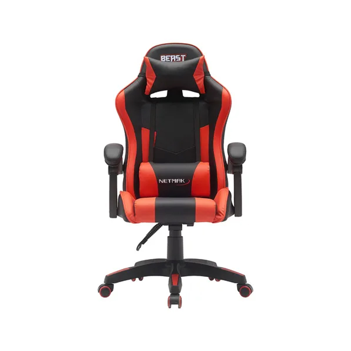 SILLA GAMER NETMAK BEAST COLOR ROJA NM-BEAST-R 120KG