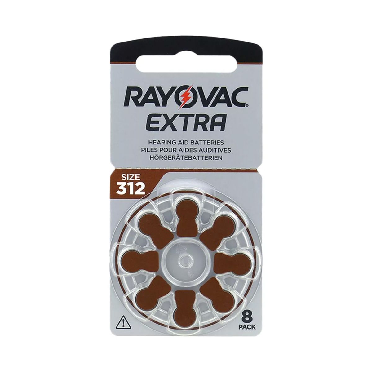 PILA PARA AUDIFONO RAYOVAC EXTRA SIZE 312 PR41 (UNIDAD)