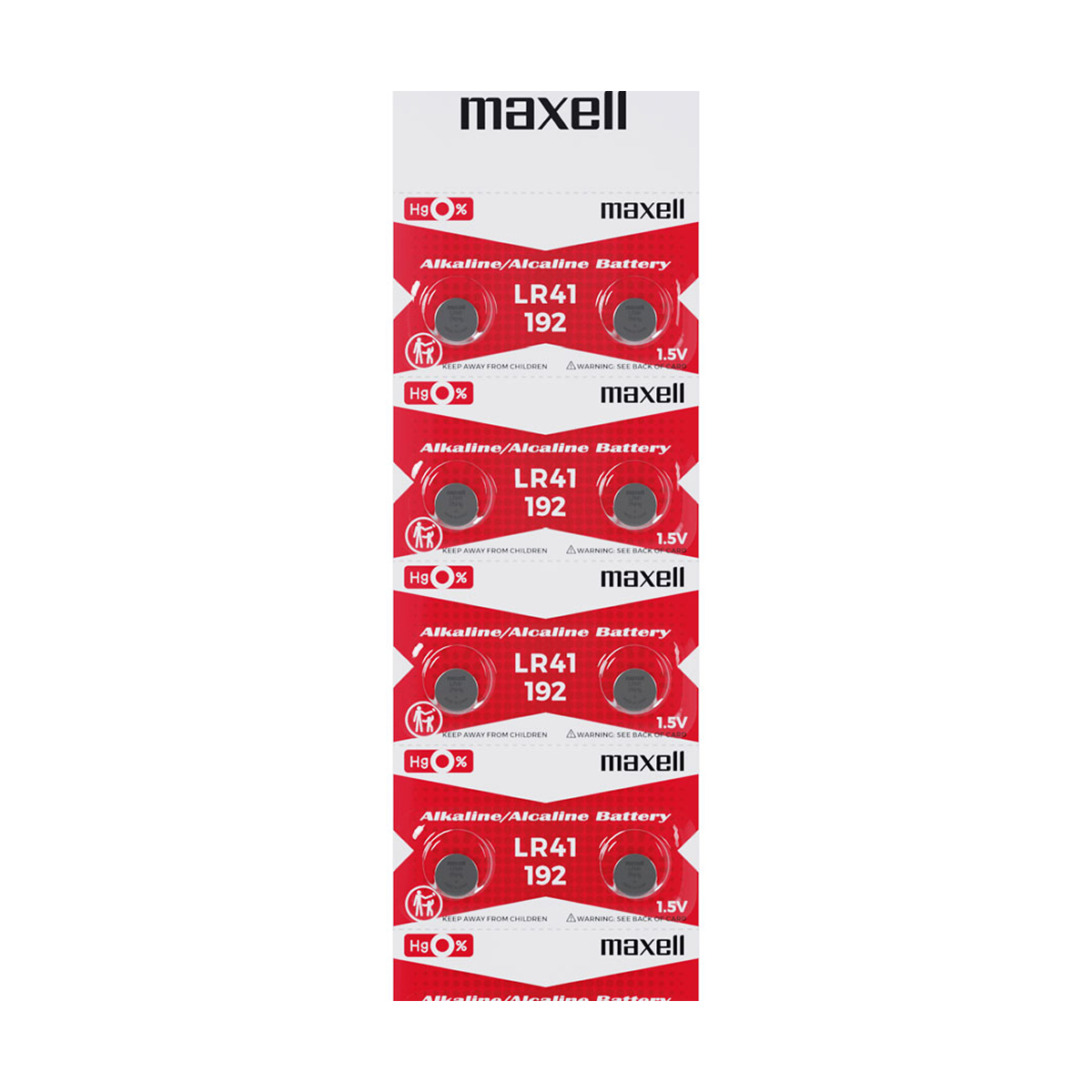 PILA LR41 192 MAXELL (UNIDAD)
