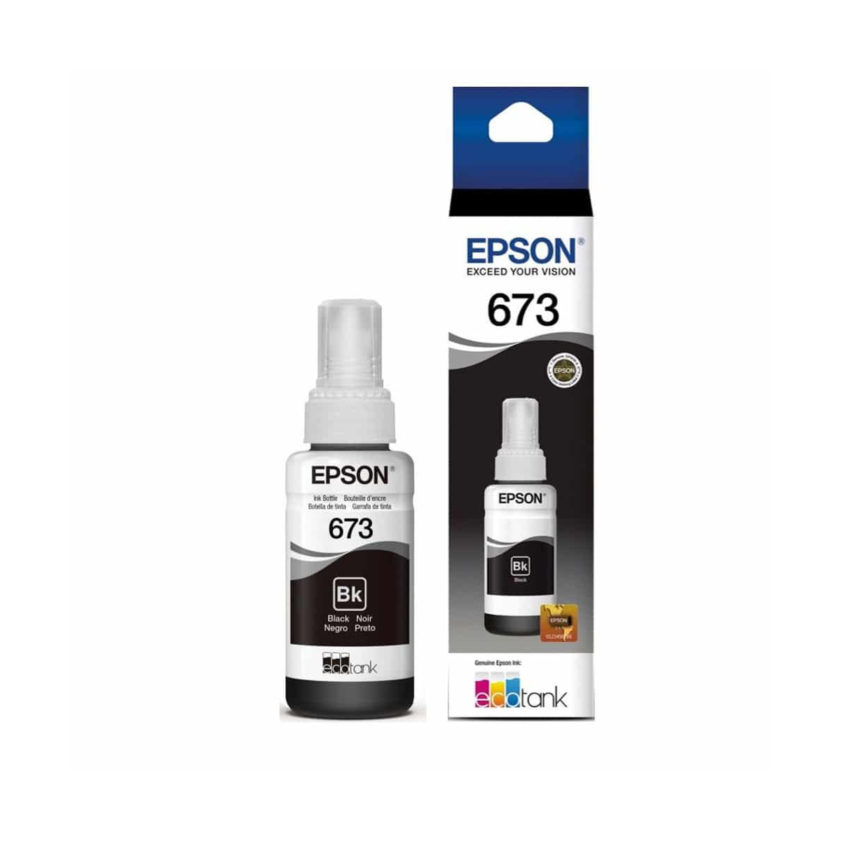 TINTA EPSON ORIGINAL T673 NEGRO