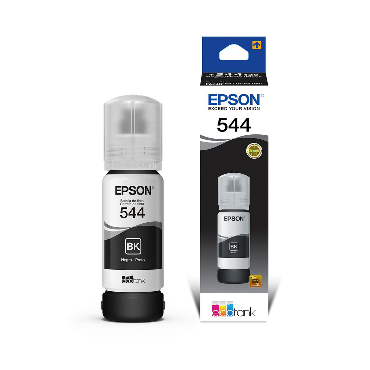 TINTA EPSON ORIGINAL T544 NEGRO
