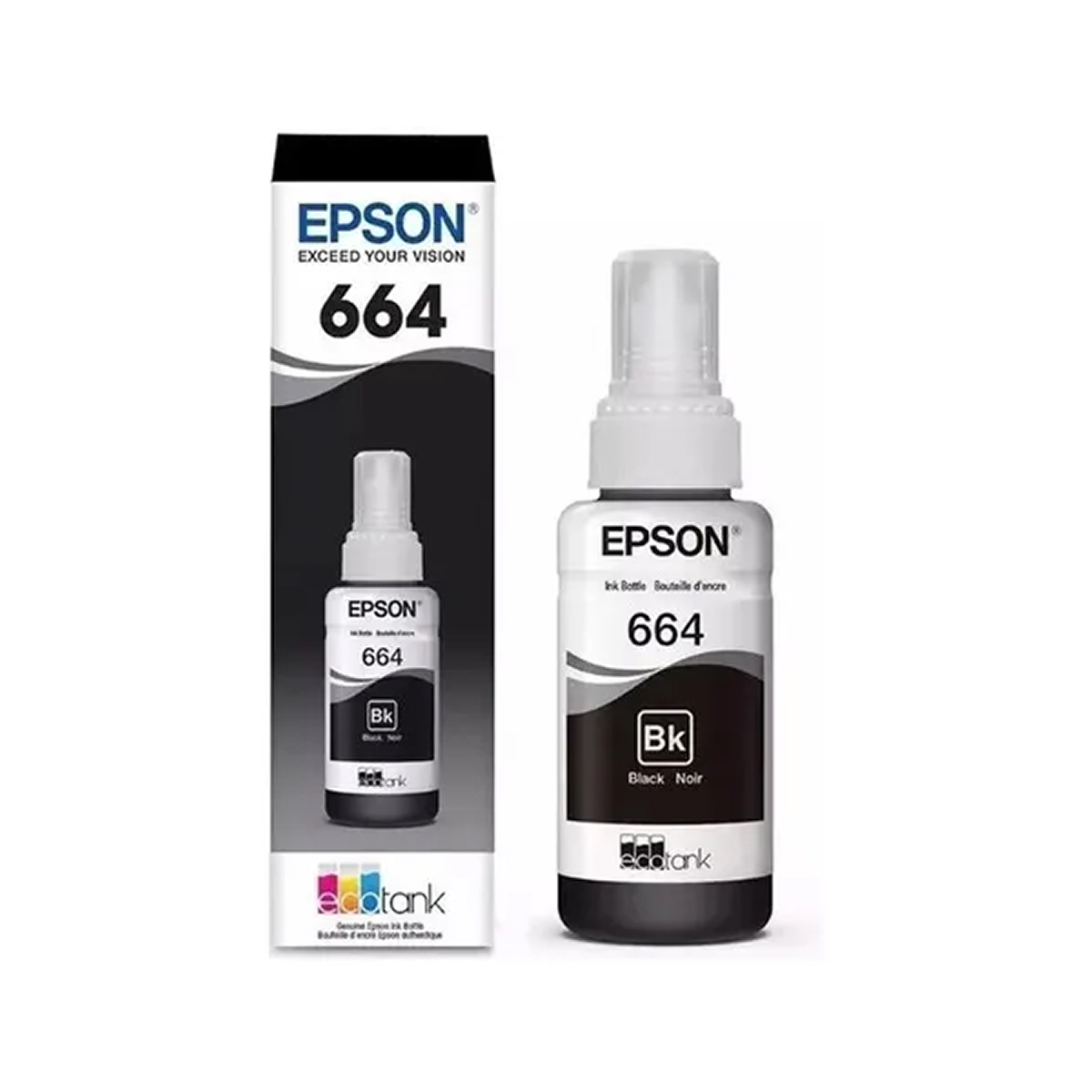 TINTA EPSON ORIGINAL T664 NEGRO