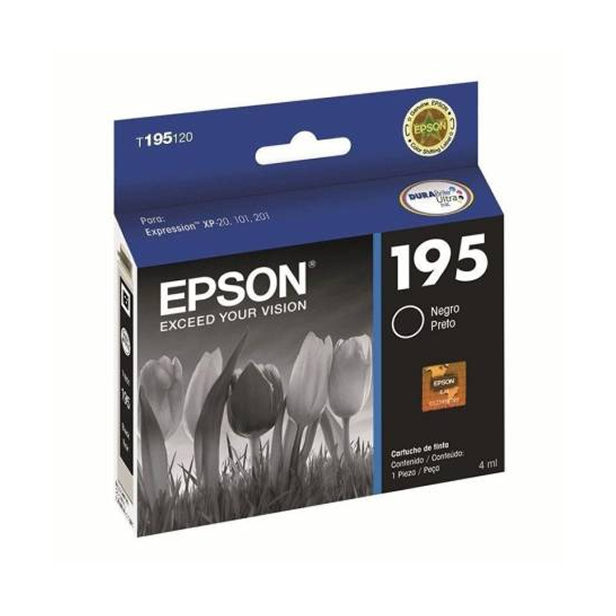 CARTUCHO DE TINTA EPSON ORIGINAL 195 NEGRO