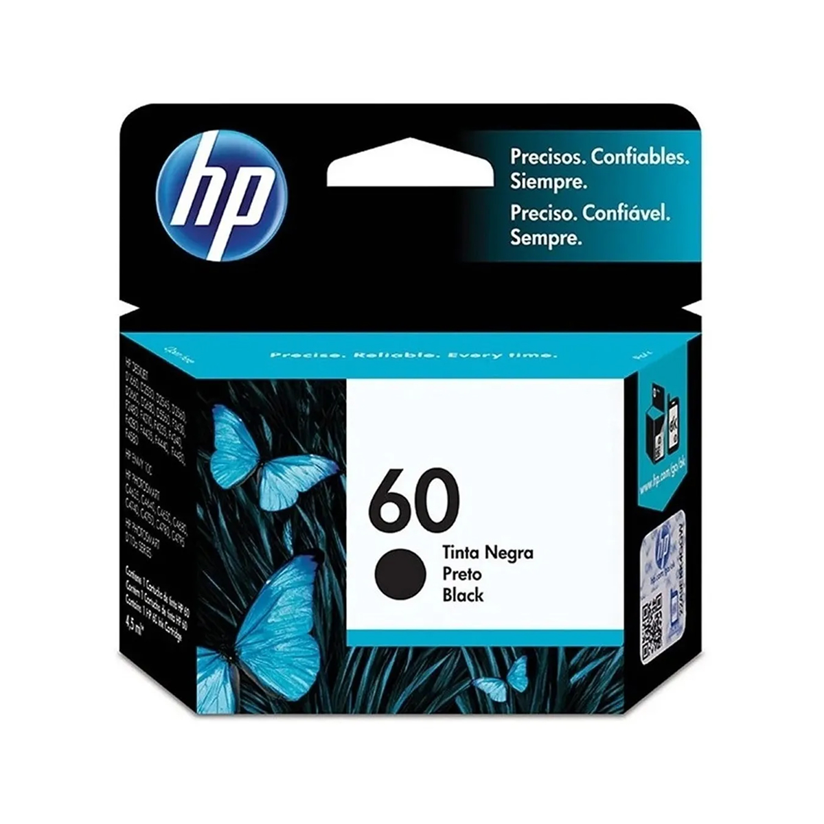 CARTUCHO DE TINTA HP ORIGINAL 60 NEGRO