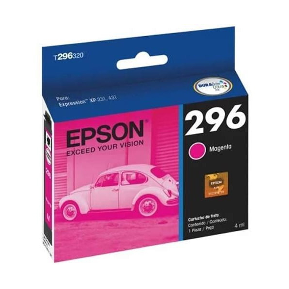 CARTUCHO DE TINTA EPSON ORIGINAL 296 MAGENTA