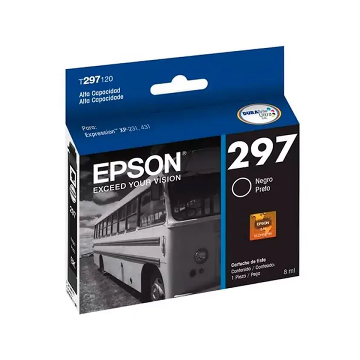 CARTUCHO DE TINTA EPSON ORIGINAL 297 NEGRO