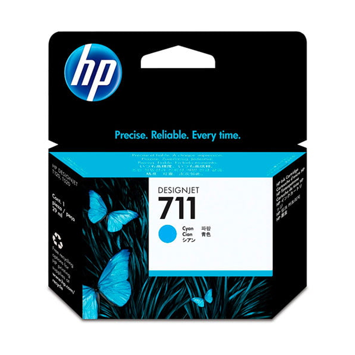 CARTUCHO DE TINTA HP ORIGINAL 711 CYAN