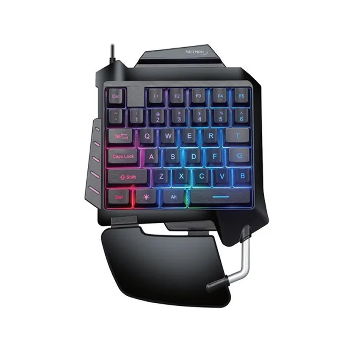 TECLADO NETMAK TACTICAL RETROILUMINADO USB 35 TECLAS