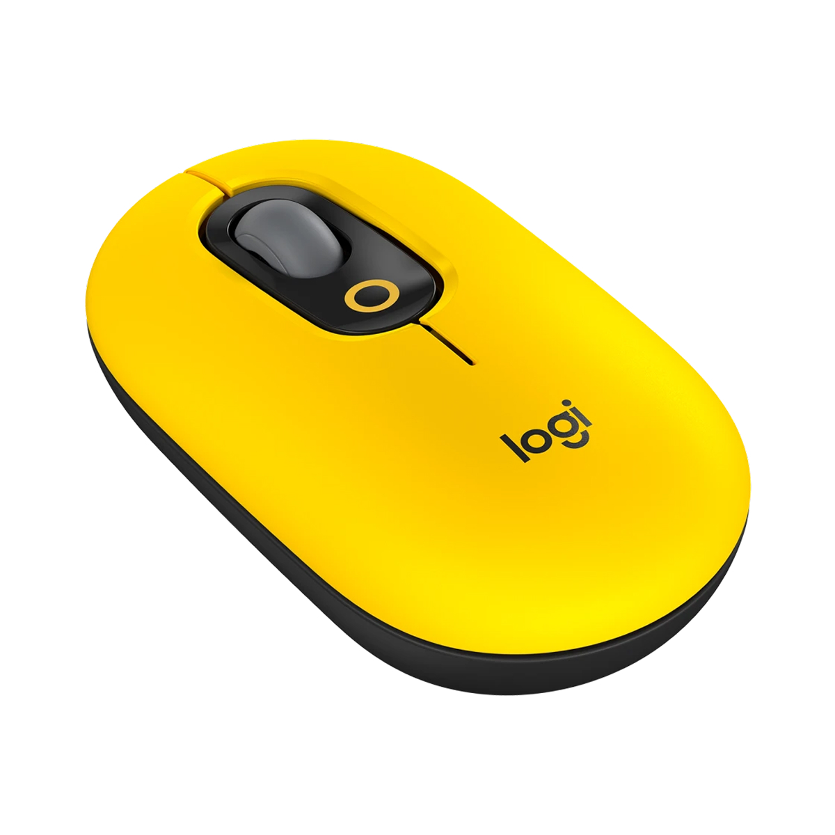 MOUSE LOGITECH POP INALÁMBRICO AMARILLO Y NEGRO