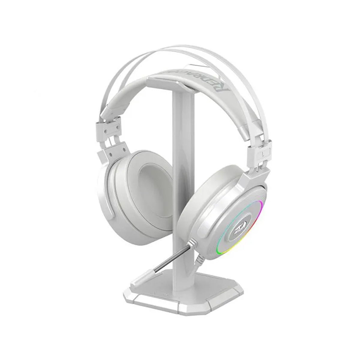 AURICULARES GAMER REDRAGON LAMIA2 + BASE RGB H320W BLANCO