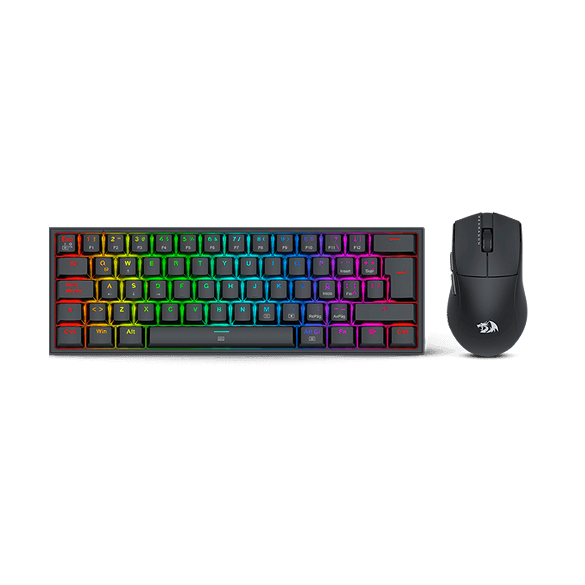 COMBO GAMER REDRAGON S143 2 EN 1 (TECLADO+MOUSE) NEGRO