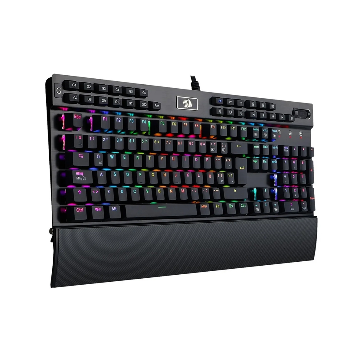 TECLADO GAMER INALAMBRICO RGB REDRAGON YAMA K550RGB-1 NEGRO
