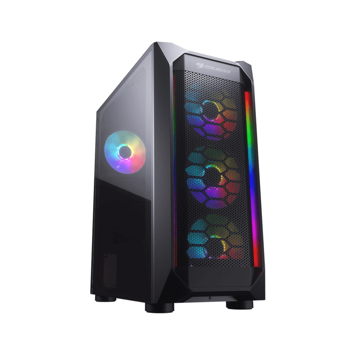 GABINETE GAMER COUGAR MX410 MESH-G RGB NEGRO