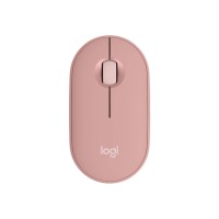 MOUSE LOGITECH 2 M350S PEBBLE INALÁMBRICO ROSA