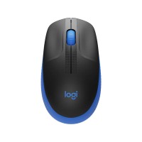MOUSE INALÁMBRICO LOGITECH M190 AZUL/NEGRO
