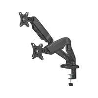 SOPORTE ESCRITORIO CON DOBLE BRAZO PARA PANTALLAS DE 17