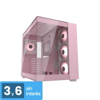 GABINETE GAMER COUGAR FV150 RGB - PINK
