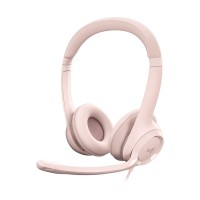 AURICULARES LOGITECH H390 ROSA
