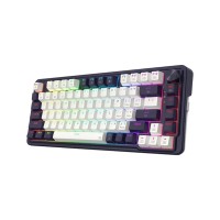 TECLADO GAMER MECANICO REDRAGON RGB UCAL PRO K673 ESPAÑOL BLANCO/NEGRO