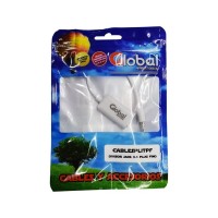 ADAPTADOR JACK 3.5MM A 2 PLUG 3.5MM HEMBRA CABLESPLITPF GLOBAL