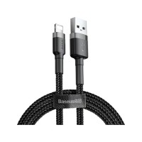 CABLE LIGHTNING A USB 1 METRO 2.4A BASEUS NEGRO CALKLF-BG1