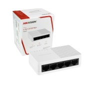 SWITCH RED 5 PUERTOS HIKVISION DS-3E0105D-O