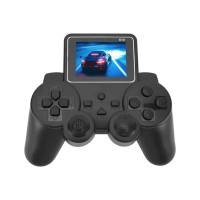 CONSOLA JUEGOS RETRO JOYSTICK CON PANTALLA S10 NEGRO