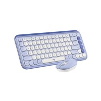 COMBO INALAMBRICO LOGITECH POP LILA (TECLADO + MOUSE)