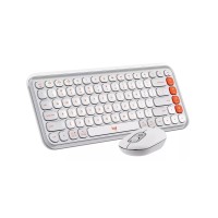 COMBO INALAMBRICO LOGITECH POP BLANCO (TECLADO + MOUSE)