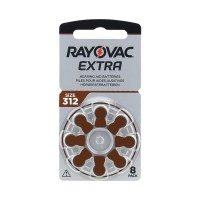 PILA PARA AUDIFONO RAYOVAC EXTRA SIZE 312 PR41 (UNIDAD)