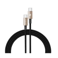 CABLE USB-C A USB-C MALLADO XAEA HERA DORADO 1.5M