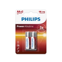 PILA AA X2 PHILIPS POWER ALCALINA - LR6P2B/77 (POR BLISTER)