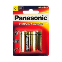 PILA C PANASONIC ALKALINE LR14XAB/2B (POR UNIDAD)