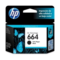 CARTUCHO DE TINTA HP ORIGINAL 664 NEGRO