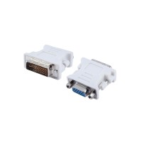 ADAPTADOR DVI-D A VGA GENERICO BLANCO PASIVO