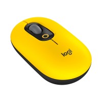 MOUSE LOGITECH POP INALÁMBRICO AMARILLO Y NEGRO