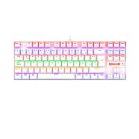 TECLADO MECANICO REDRAGON KUMARA RAINBOW K552W-KR BLANCO SWITCH RED