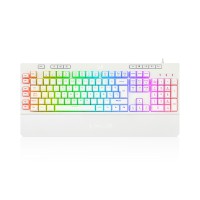 TECLADO GAMER RGB REDRAGON SHIVA K512W-RGB-1 BLANCO