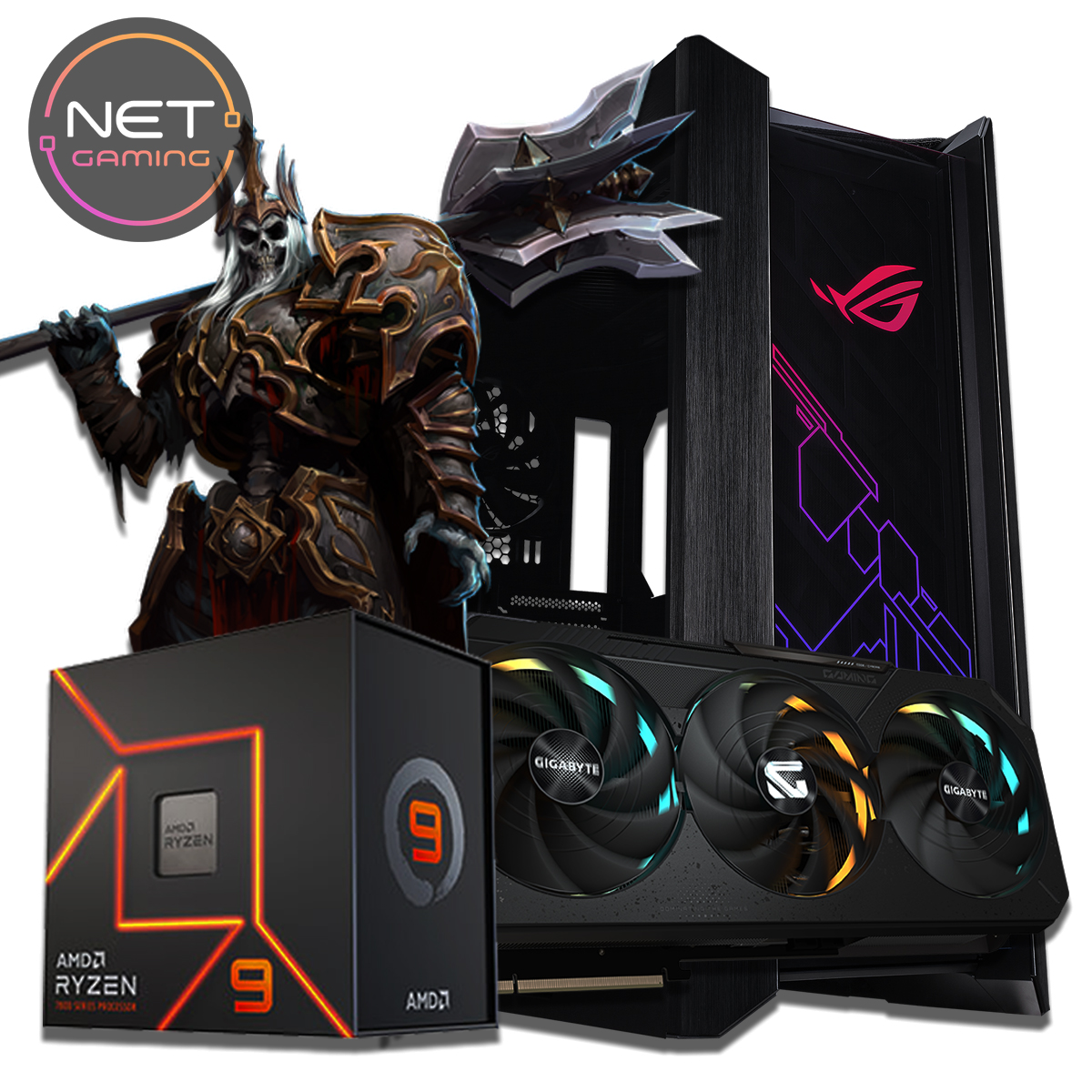 PC Gamer AMD Ryzen 9 9900X3D (AM5) 5.5 GHZ - 64 GB DDR5 - SSD 2 TB M.2 - RTX 5090 32 GB