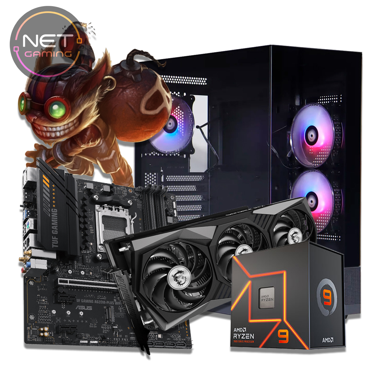 PC Gamer AMD Ryzen 9 5900X  (AM4) - 32 - SSD 1 TB M.2 - RTX 3080 TI 12 GB