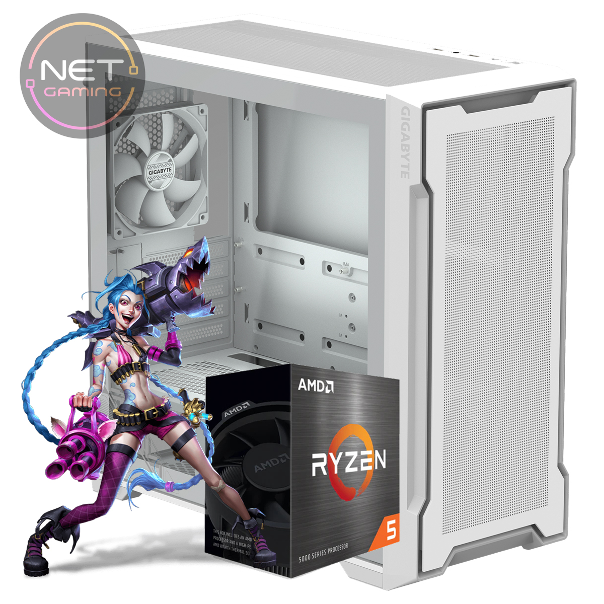 PC AMD Ryzen 5 5600GT 4.6 GHZ - 16 GB DDR4 - SSD 500 GB