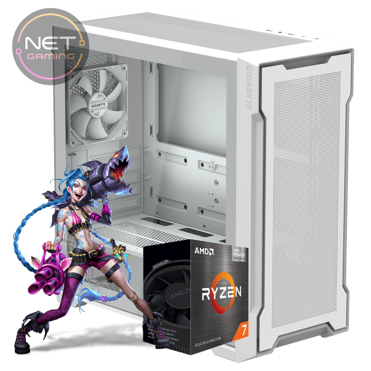 PC AMD Ryzen 7 5700G 4.6 GHZ - 16 GB DDR4 - SSD 500 GB