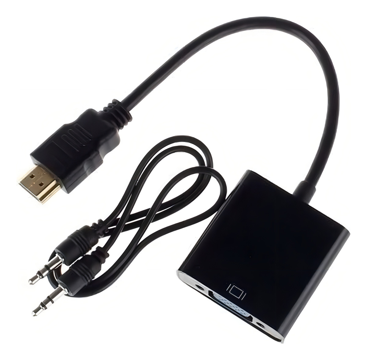 Cable Adaptador Conversor Hdmi A Vga Con Audio item 3421