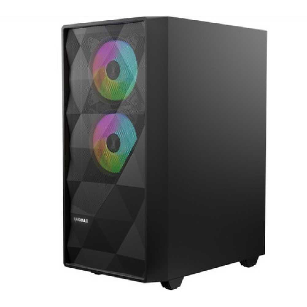 Gabinete Gamer Raidmax X902tbf 2x Fan 120mm Argb Negro